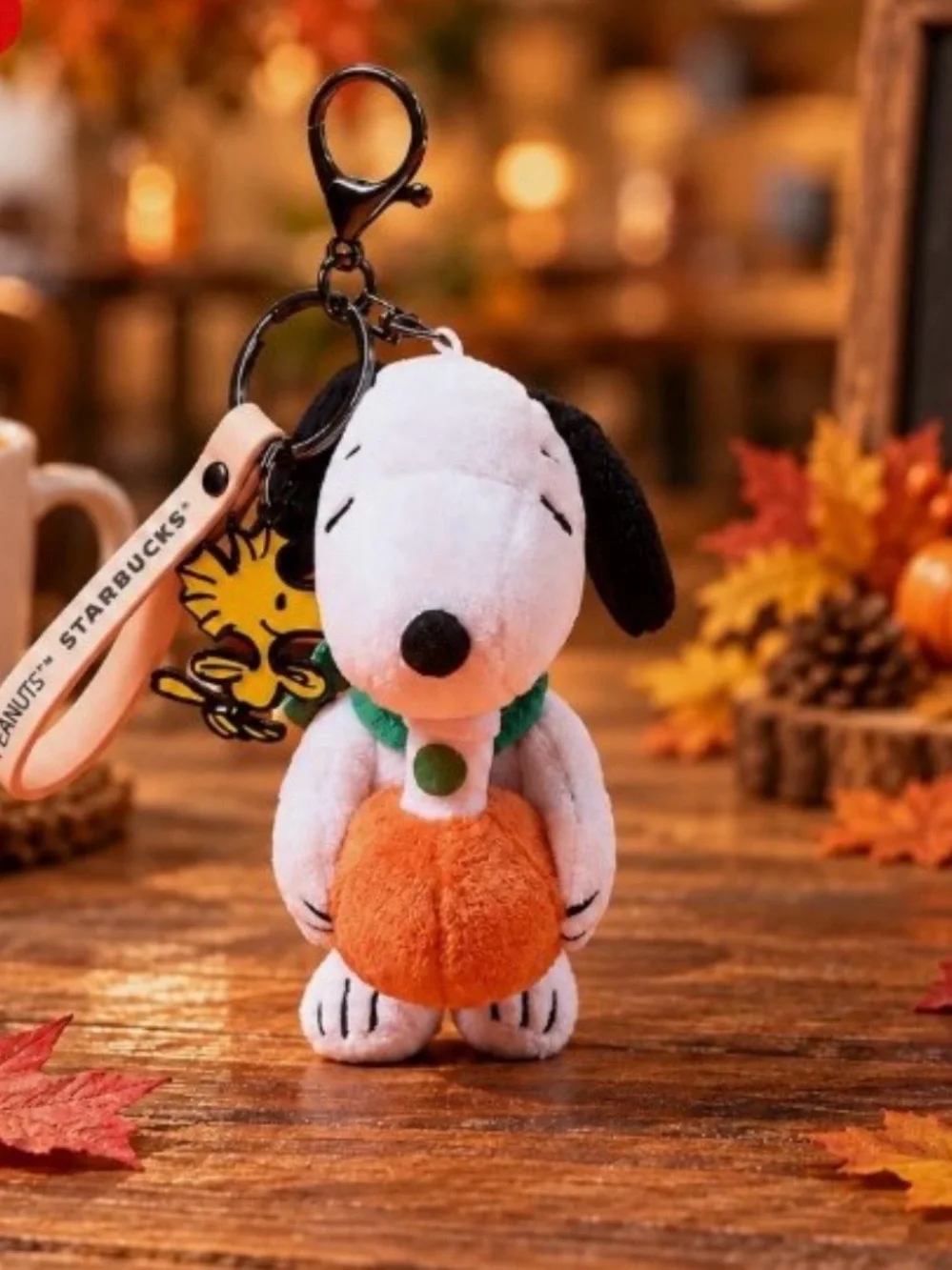 Peanuts x Starbucks Snoopy Bag Charm Great Pumpkin